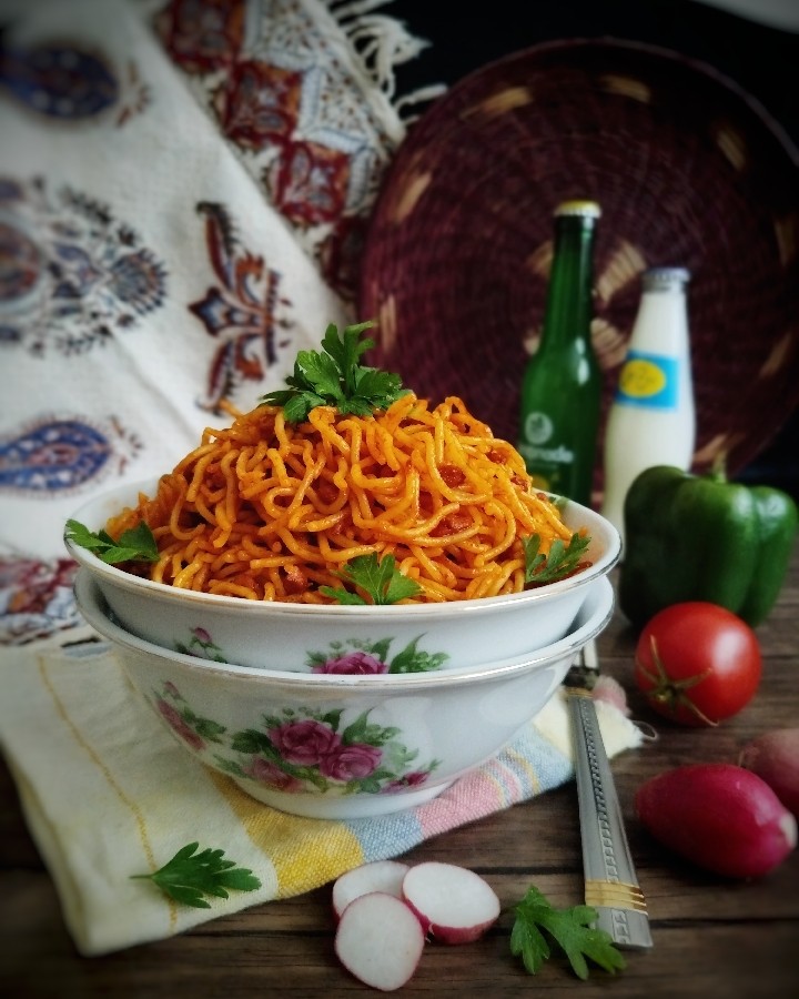 عکس ماکارونی ساده
