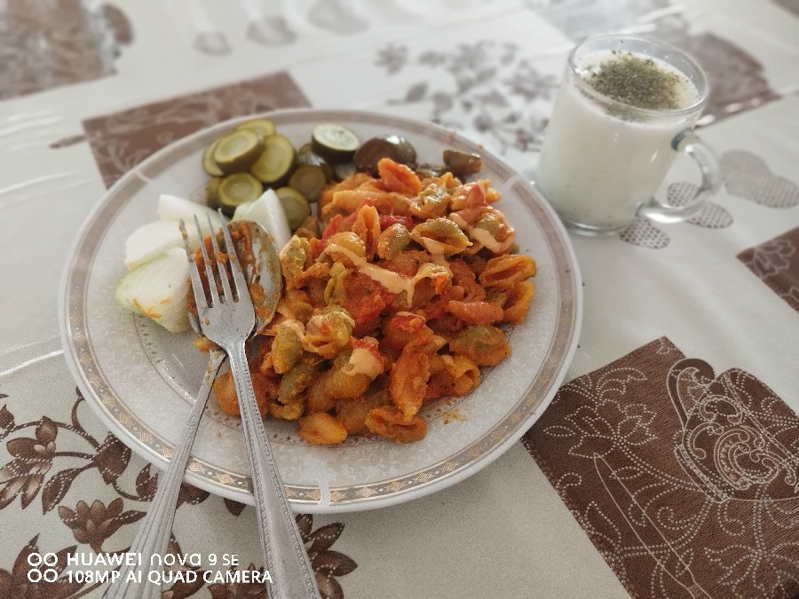 عکس پاستا گوجه??