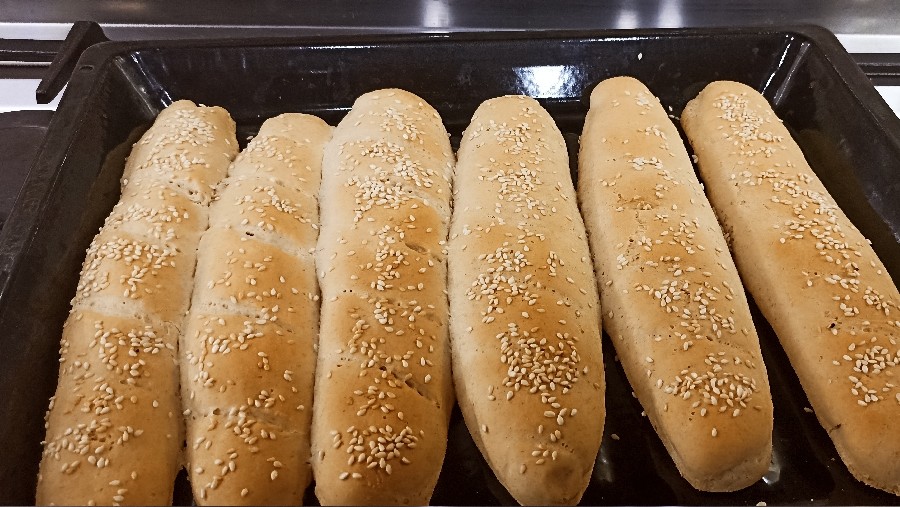 عکس نان باگت خانگی
