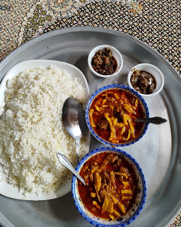 عکس پلو قیمه گیلانی