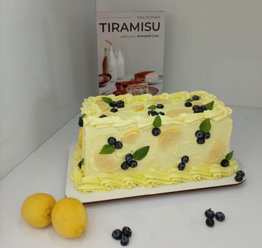عکس کیک لیمویی بهمراه بلوبری جذاب 