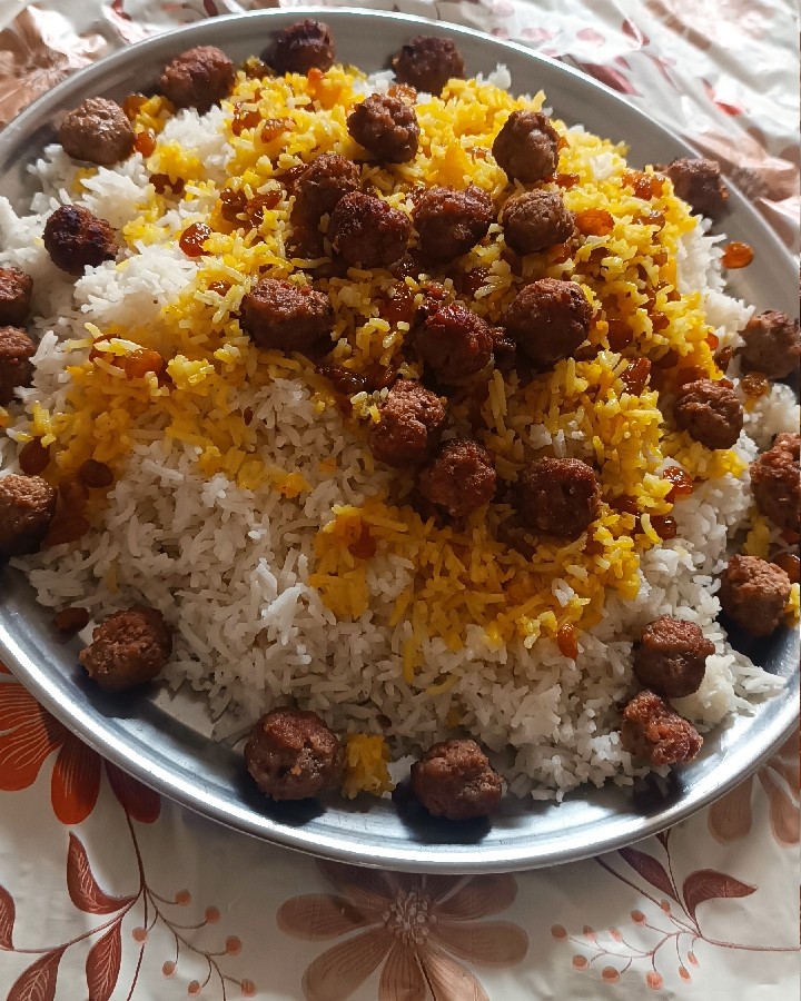 عکس کشمش پلو
