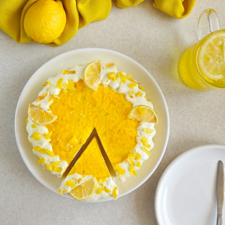 عکس Lemon-Coconut Crepe Cake