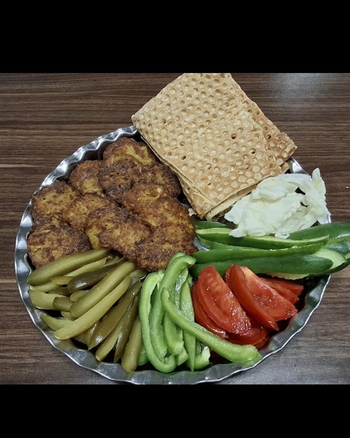 عکس کتلت گوشت و سویا 