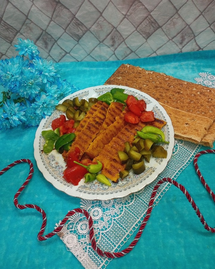 عکس کوبیده مرغ تابه ای