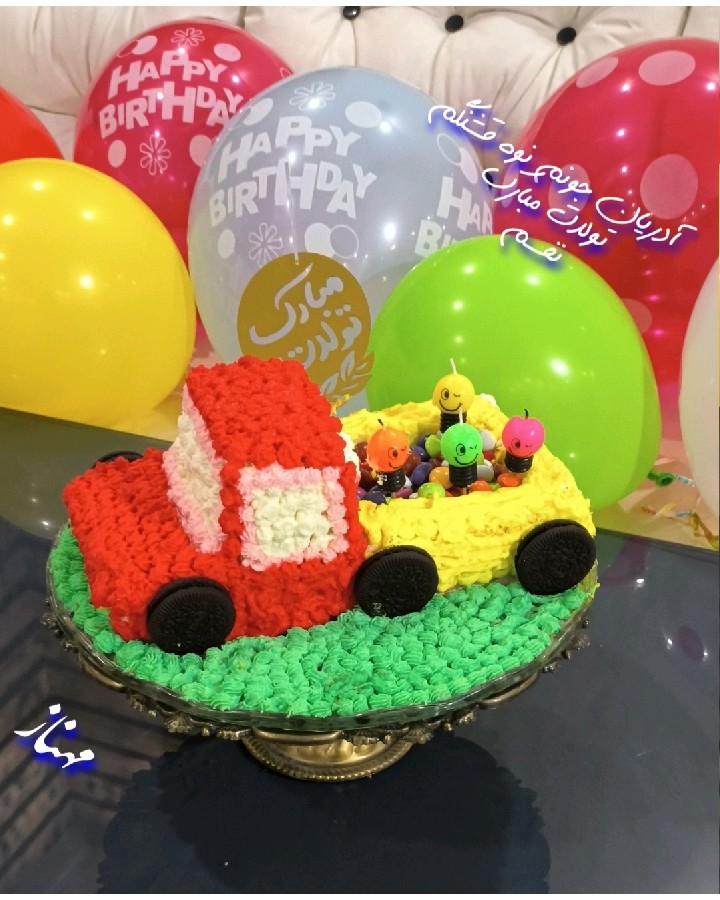 عکس کیک اسفنجی بدون فر