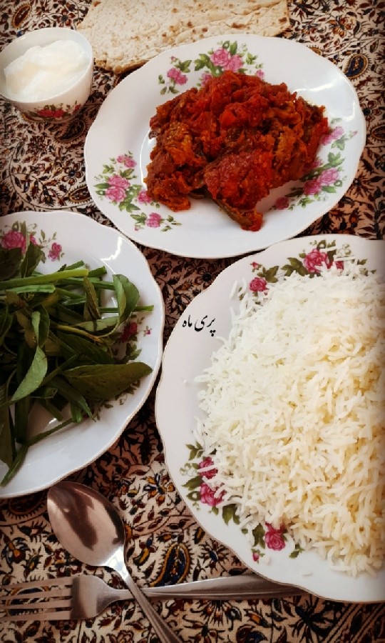 عکس گوجه و بادمجان