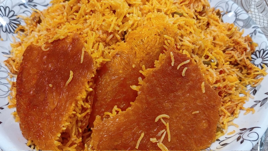 عکس لوبیا پلو 