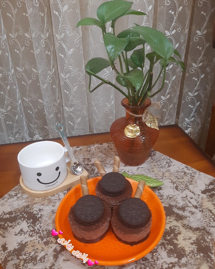 عکس چیزکیک دارک چاکلت