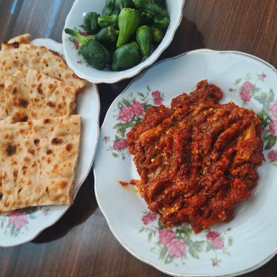 عکس گوجه و بادمجان