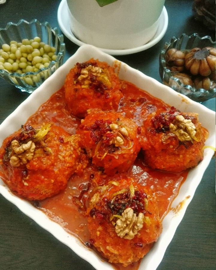 عکس کوفته بسیار لذیذ جاتون خالی