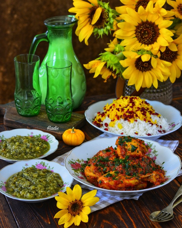 عکس مرغ کاری با ماست 