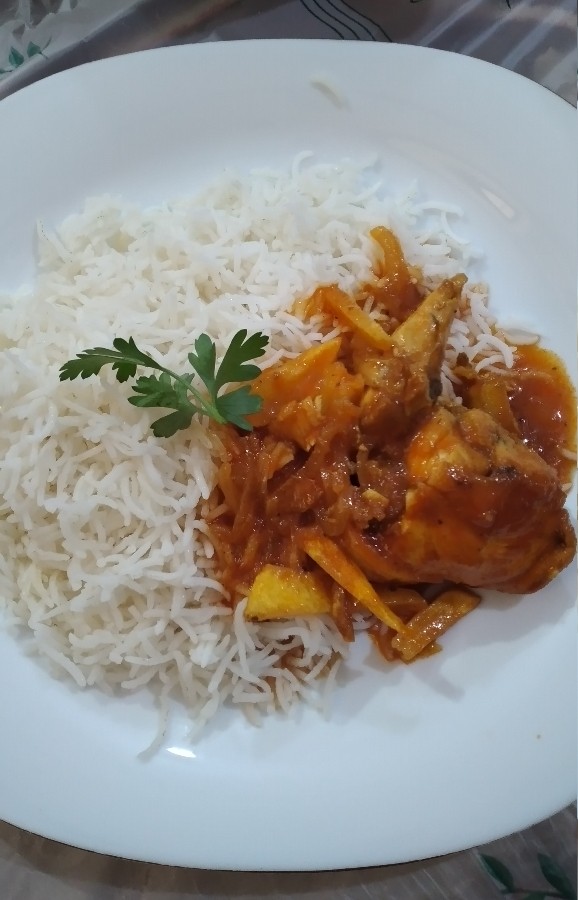 عکس مرغ سرخ شده