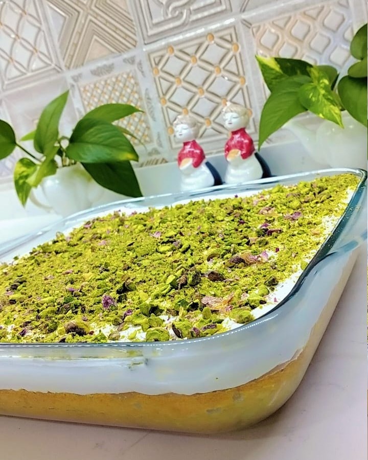 عکس کیک  خیس سوهان وگز