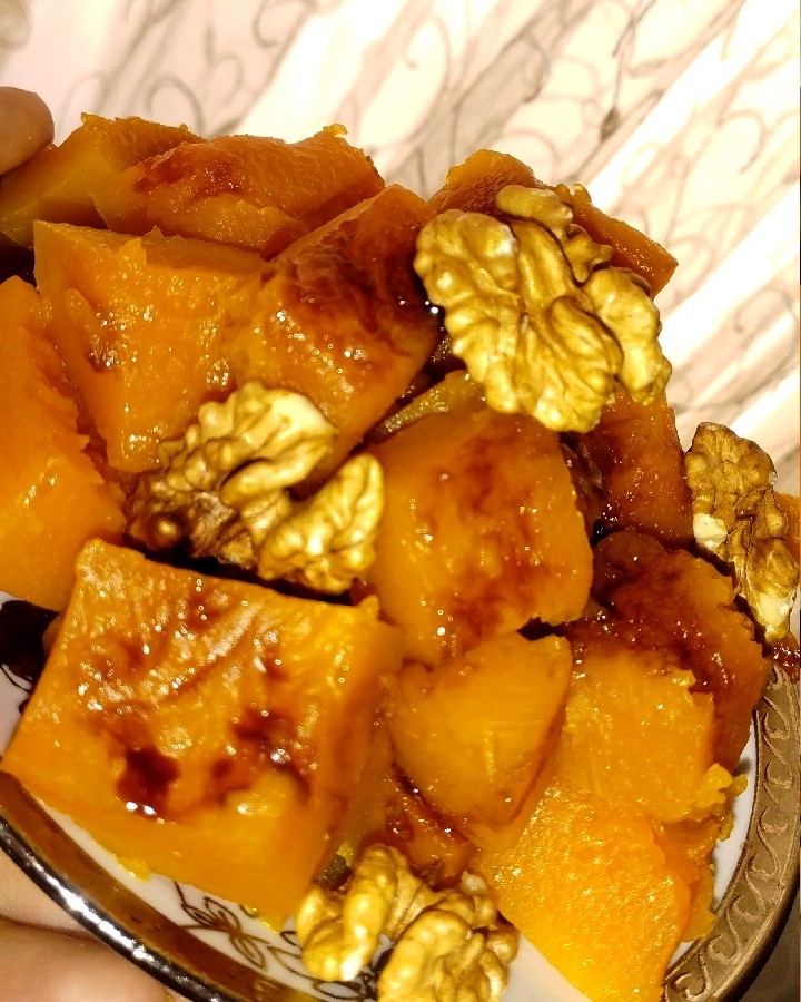 عکس دسر کدو حلوایی 
