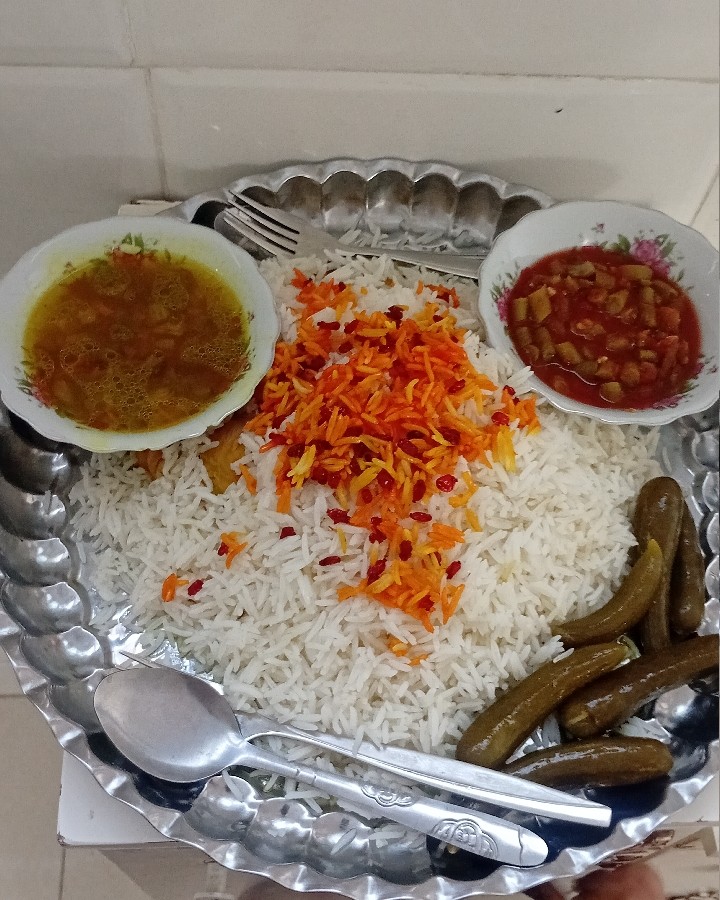 عکس مرغ زیر برنجی لرستان 

