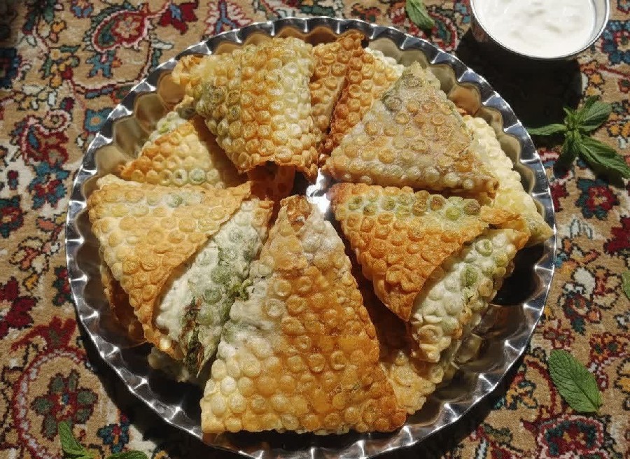 عکس سمبوسه سیب زمینی