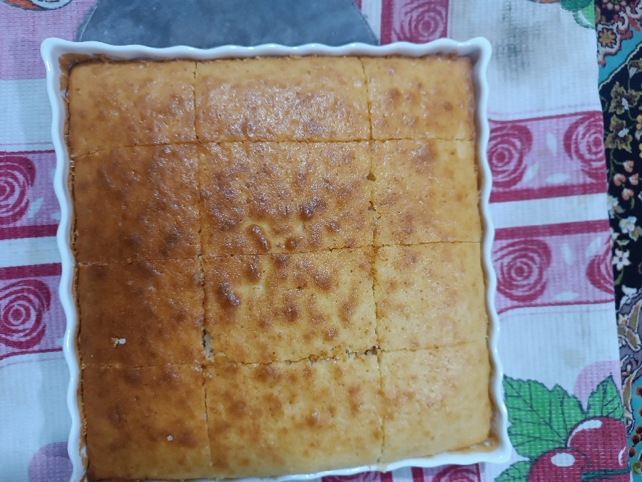 عکس کیک وانیلی