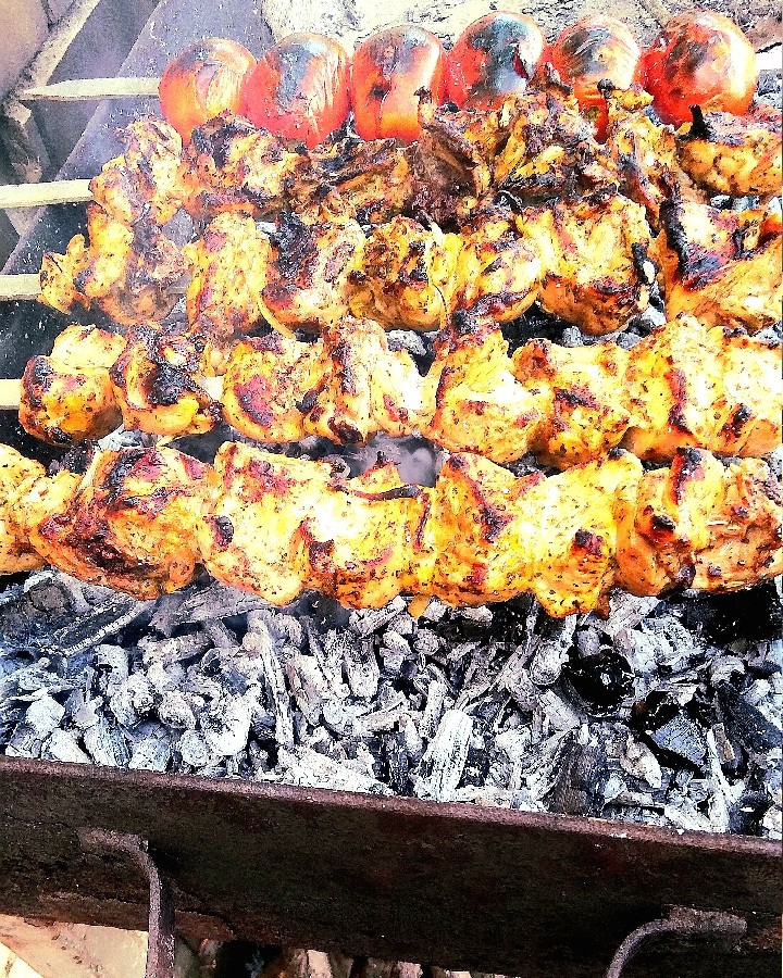 جوجه کباب زعفرانی