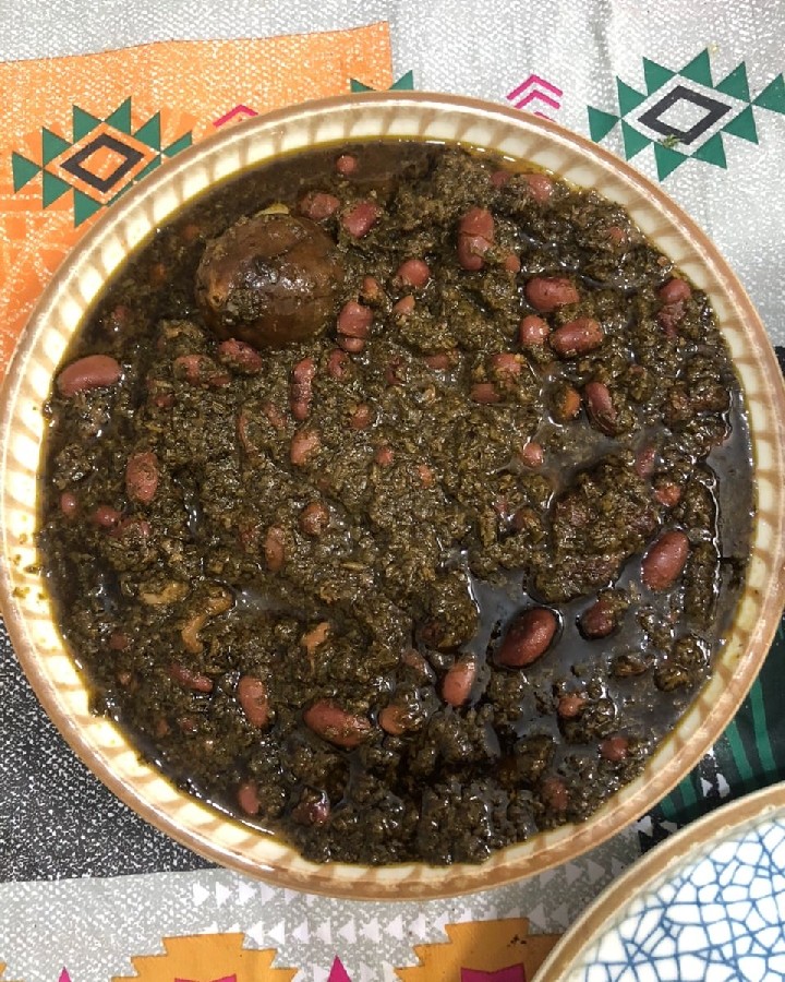 عکس خورش قورمه سبزی 