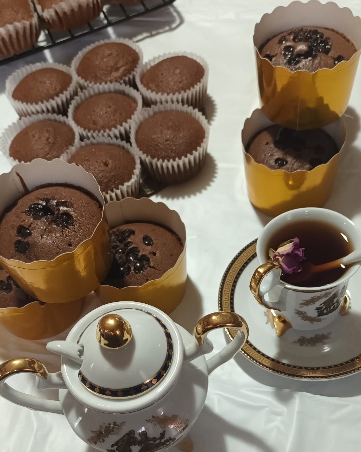 عکس ‌کیک چای