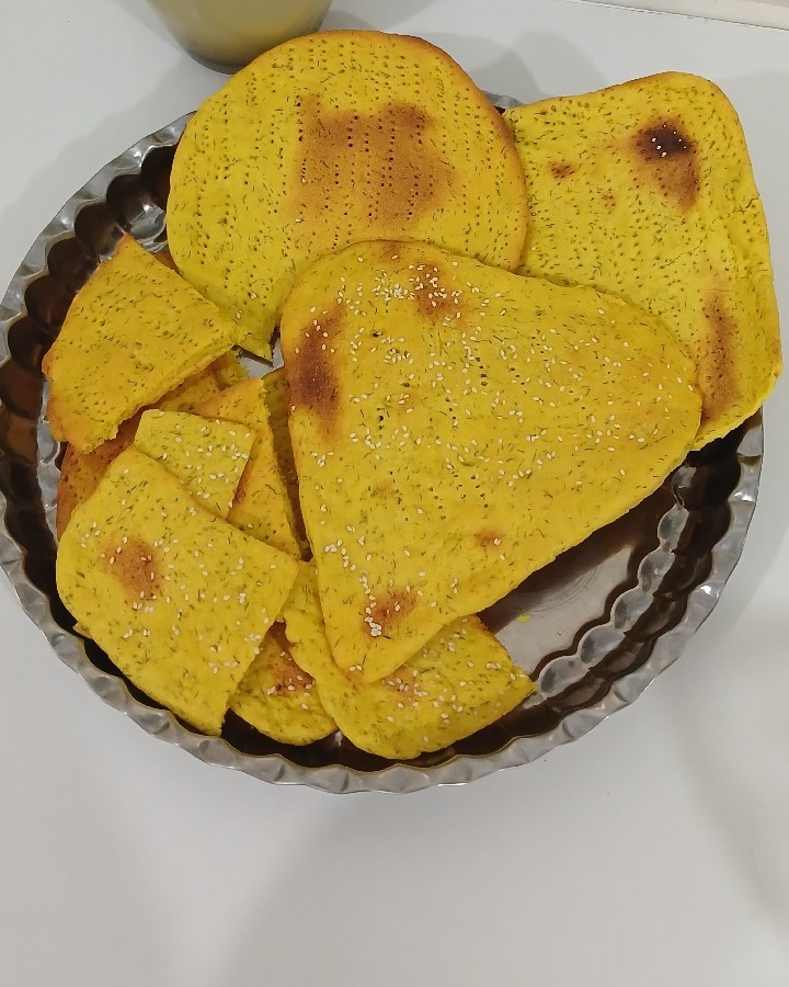 عکس نان ترد سبزیجات