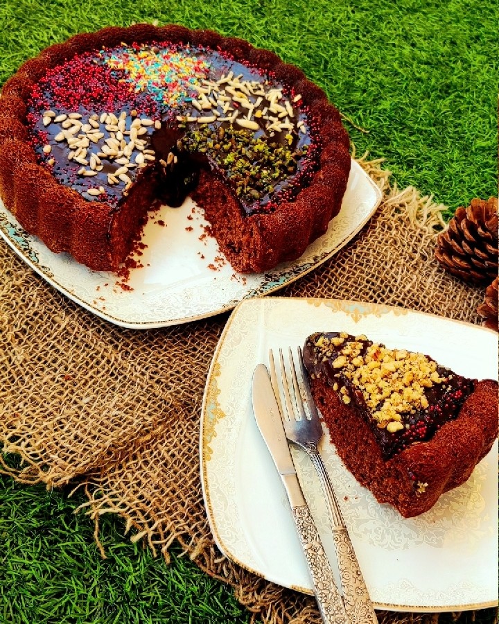 عکس کیک شکلاتی