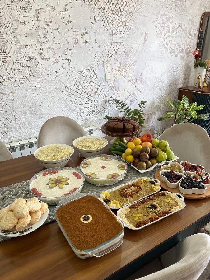 عکس میز عصرانه