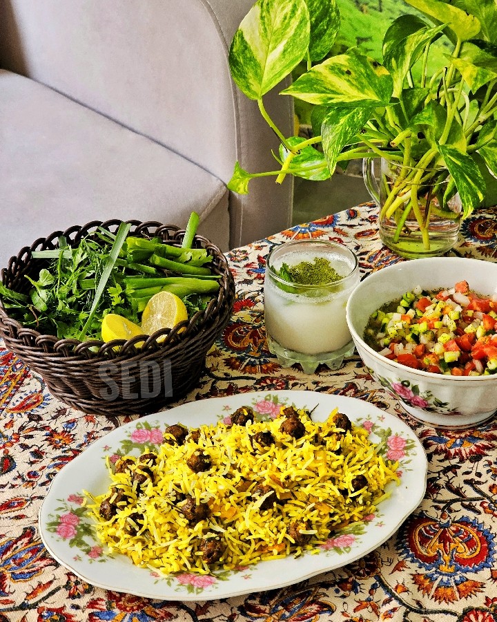 عکس کلم پلوی شیرازی