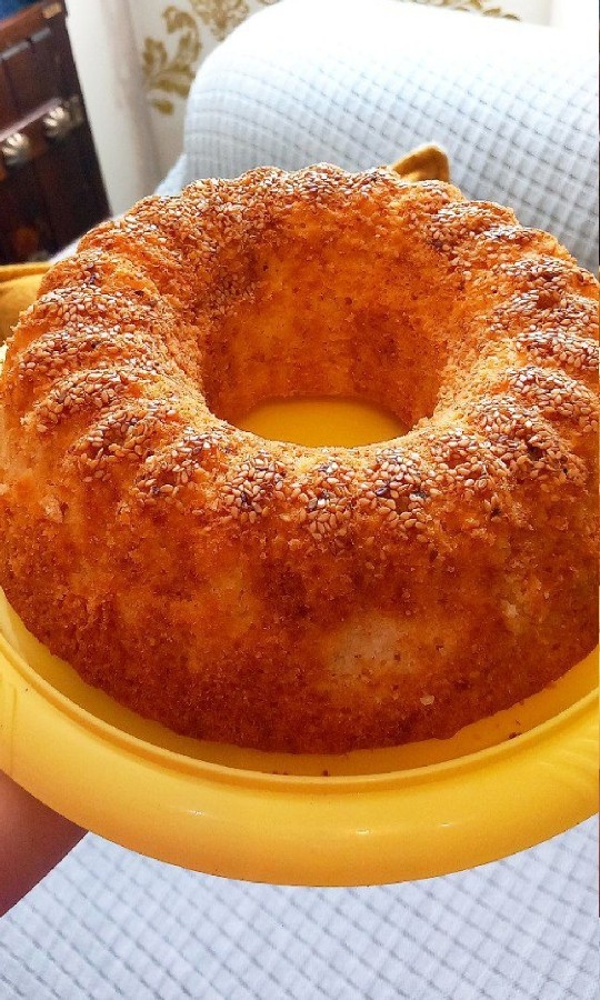 عکس کیک ساده خانگی