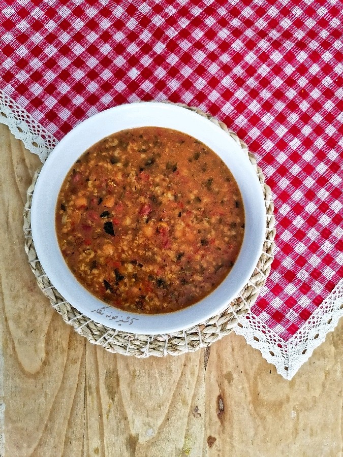 عکس آش گوجه فرنگی متفاوت