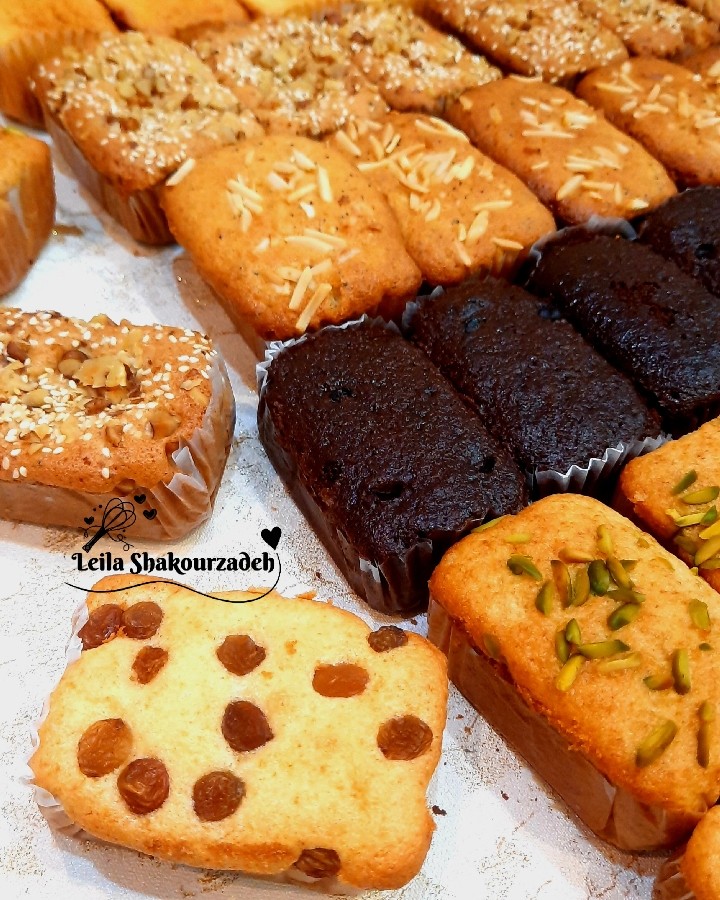 عکس مینی کیک های صبحانه