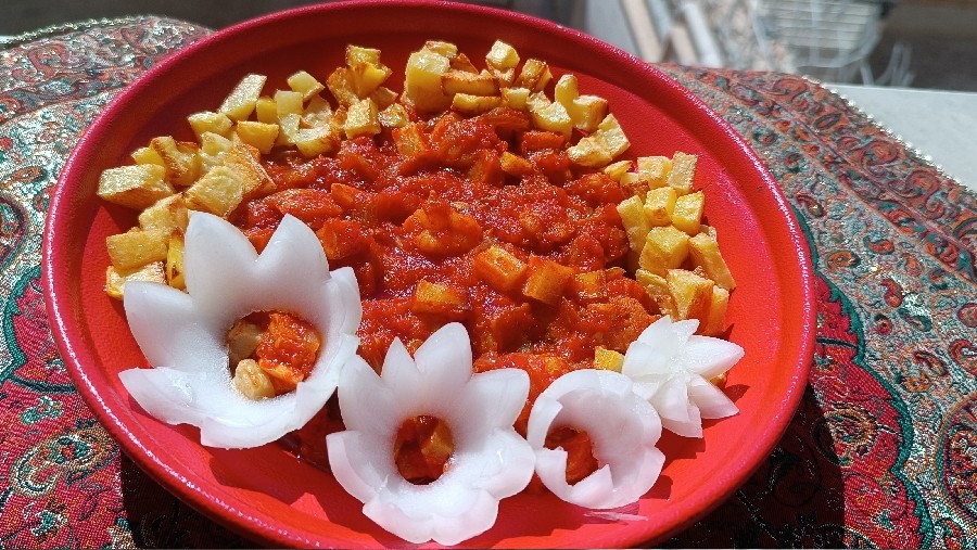 عکس دو پیازه میگو