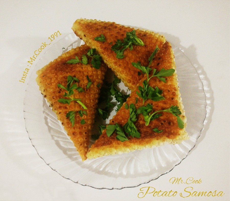 عکس سمبوسه سیب زمینی