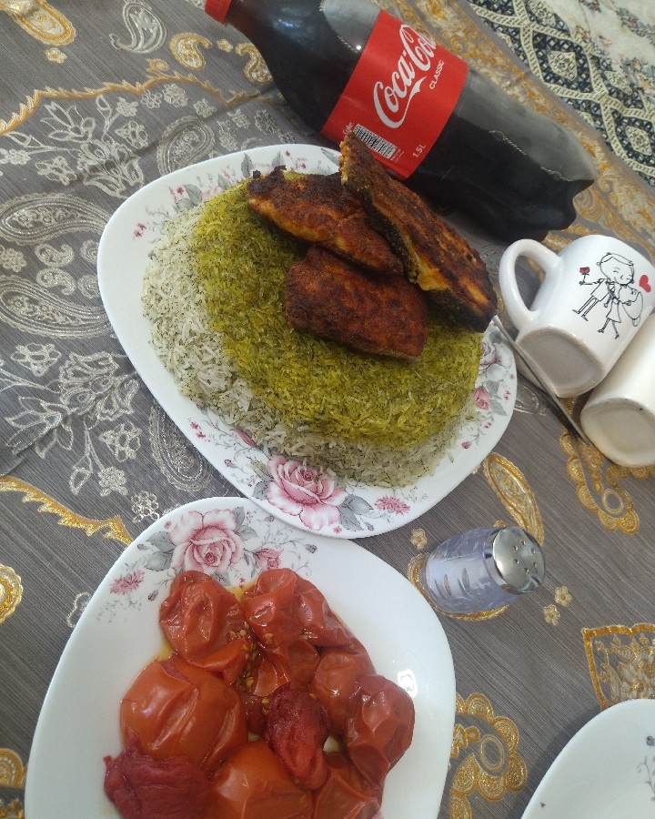 عکس سبزی پلو ??