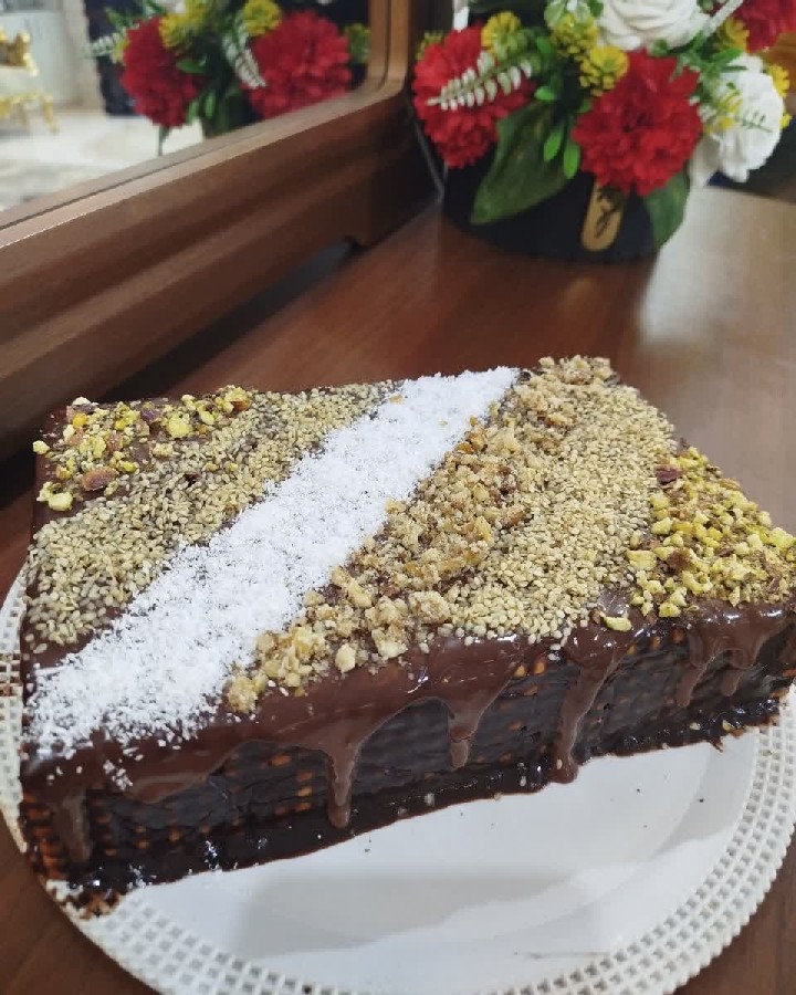 عکس کیک یخچالی خوشمزه