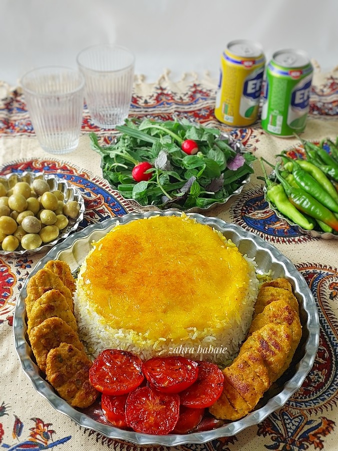 عکس کوبیده مرغ تابه ای