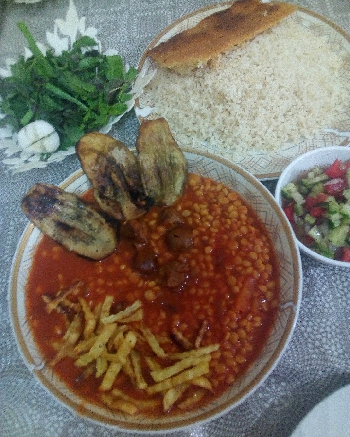 عکس بفرمائید قیمه بادمجان