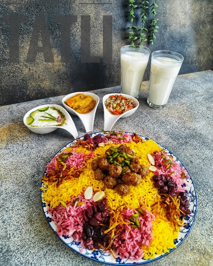 عکس آلبالو پلو 
