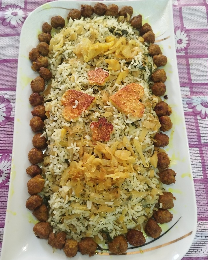 عکس کلم پلوی شیرازی