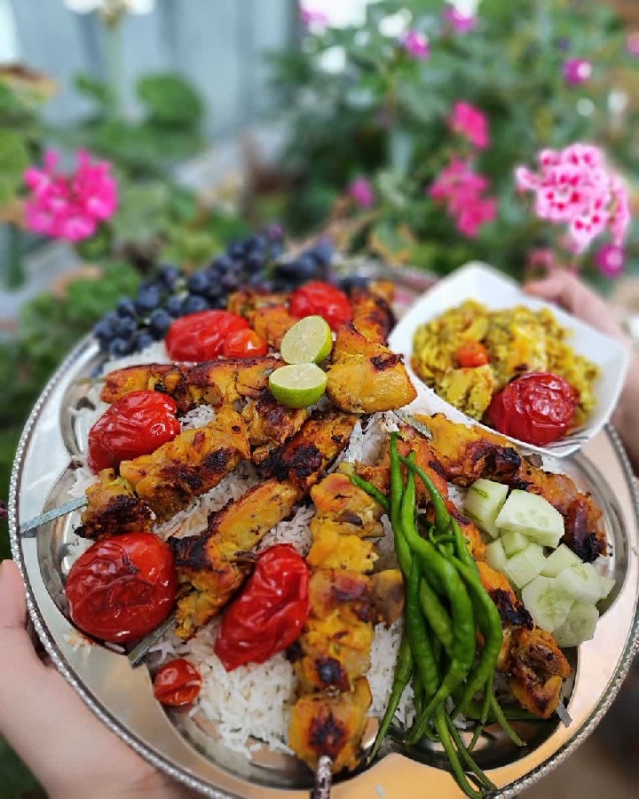 عکس جوجه کباب فوری