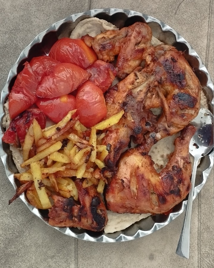 عکس مرغ تو فر عالی میشه 