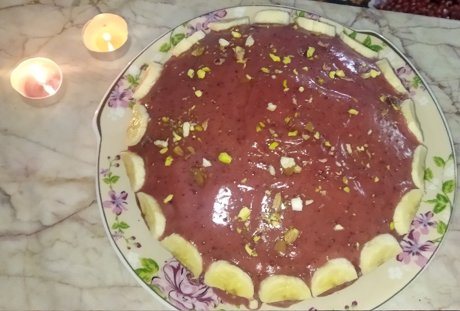 عکس کیک موز