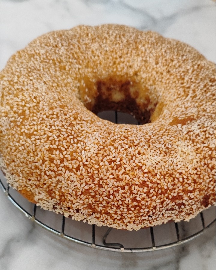 عکس کیک کنجدی 