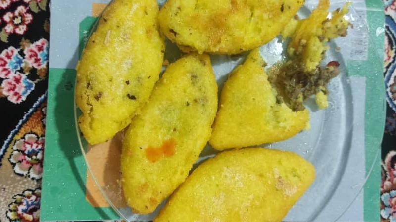 عکس کبه عربی با گوشت چرخ کرده