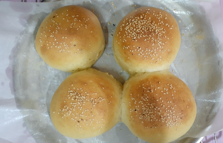 عکس نان باگت،ماست خونگی