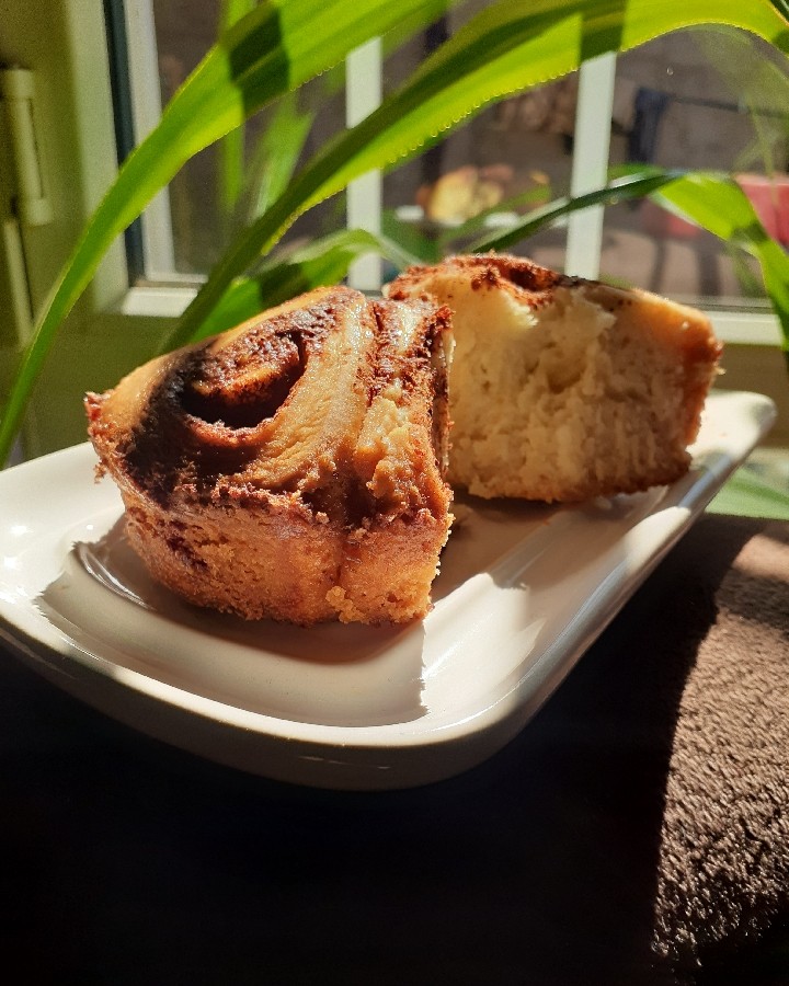 عکس نان رول دارچینی