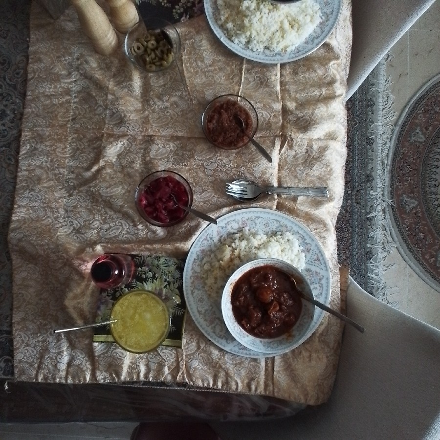عکس خورش آلو با گوشت
