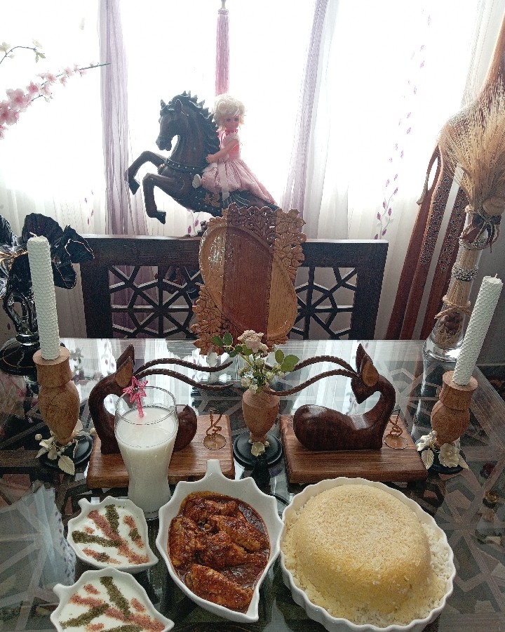 عکس چلو جوجه کباب ترش. 