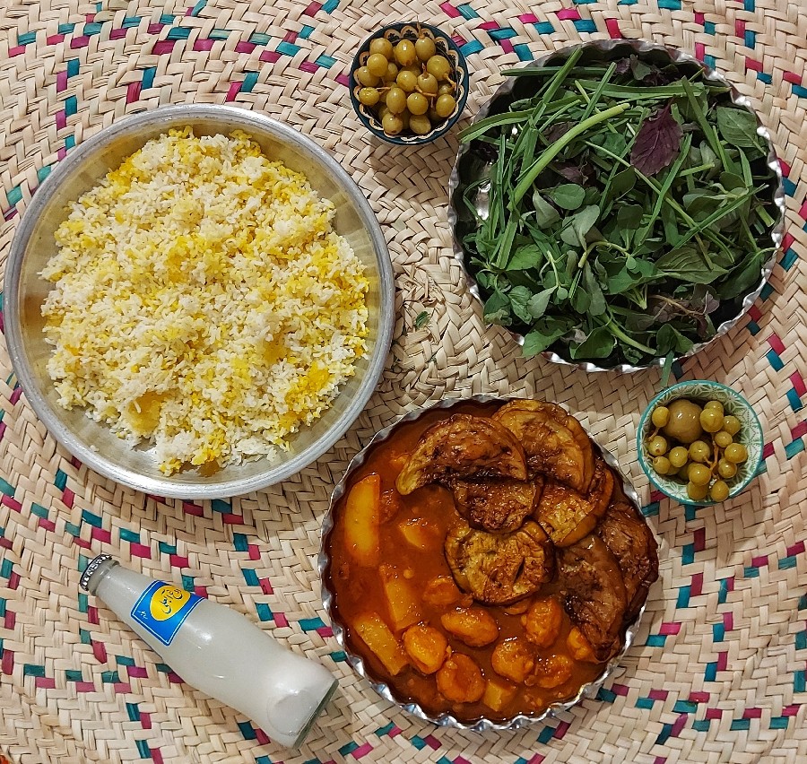 عکس قیمه بادمجان